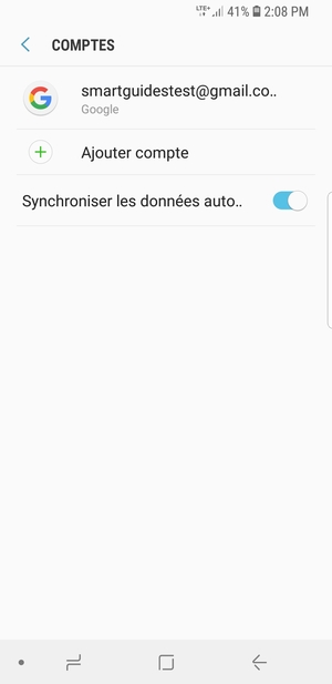 Sélectionnez Google