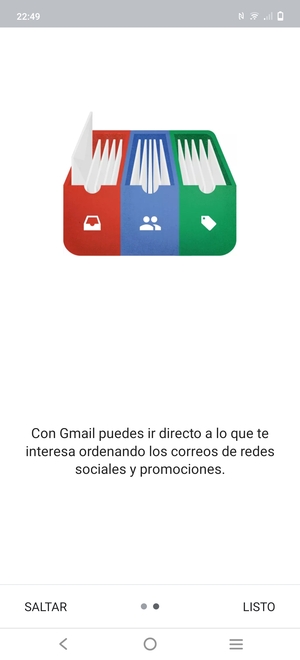 Seleccione LISTO