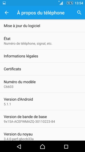 Sélectionnez Mise à jour logiciel