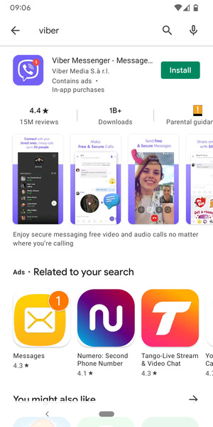Select the app