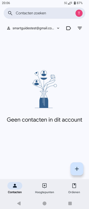 Selecteer Organiseren