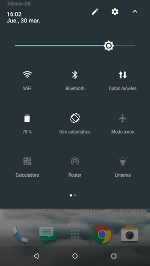 Desactive Wi-Fi y Bluetooth