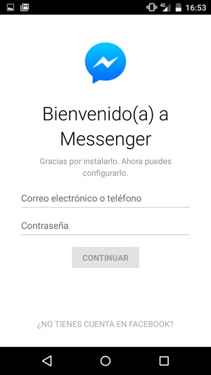 Su aplicación está lista para usar