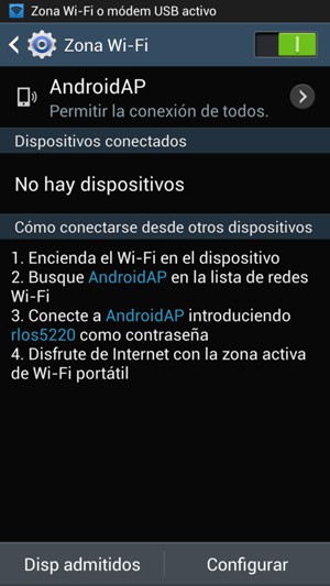 Seleccione Configurar