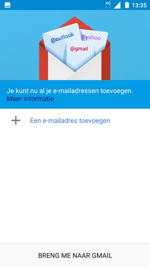Selecteer Een e-mailadres toevoegen