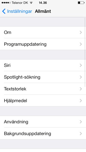 Välj Programuppdatering