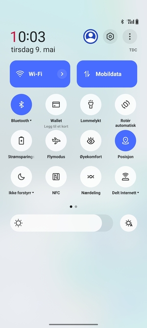 Slå av Wi-Fi og Bluetooth