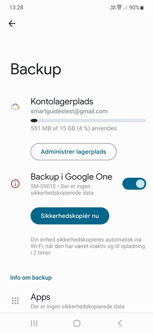 Vælg Kontolagerplads