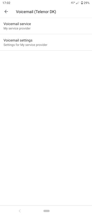 Select Voicemail settings