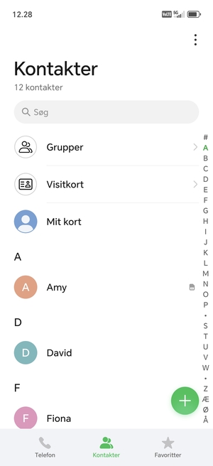 Vælg Menu-knappen