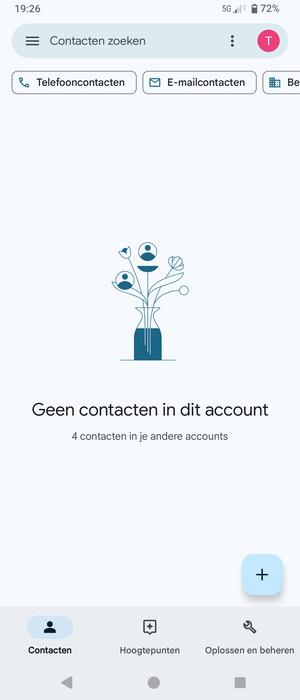 Selecteer Corrigeren en beheren