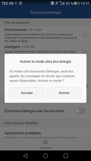 Sélectionnez Activer