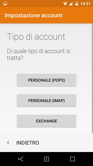 Seleziona EXCHANGE