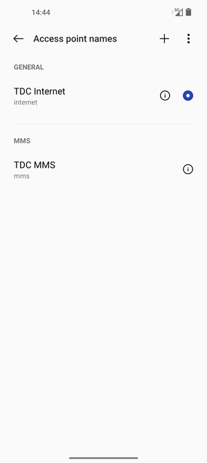 Your phone has now been set up to MMS