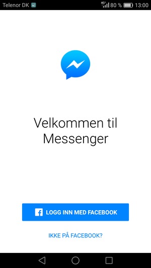 Applikasjonen er klar til bruk