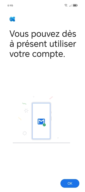 Sélectionnez OK
