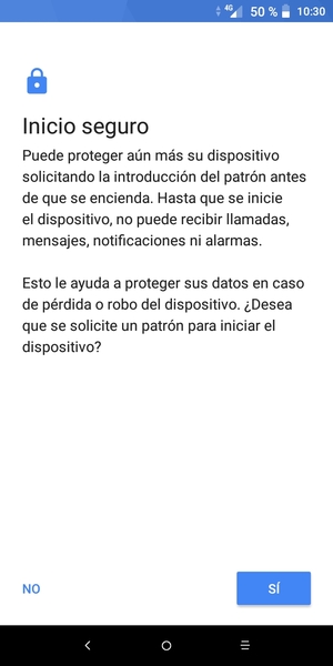 Seleccione la opción deseada