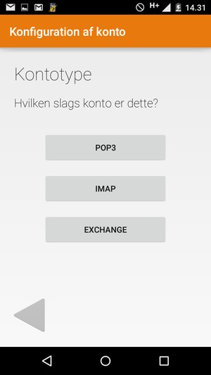 Vælg EXCHANGE