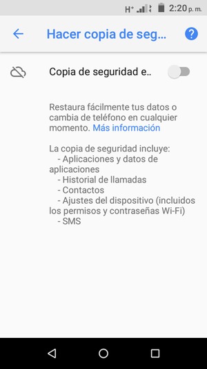 Active Copia de seguridad e..