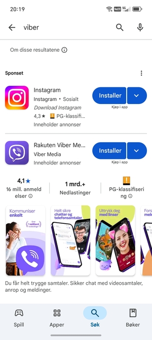 Velg app