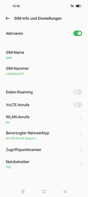 Wählen Sie Zugriffspunktnamen
