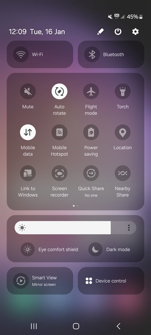 Select Mute to change to sound mode again