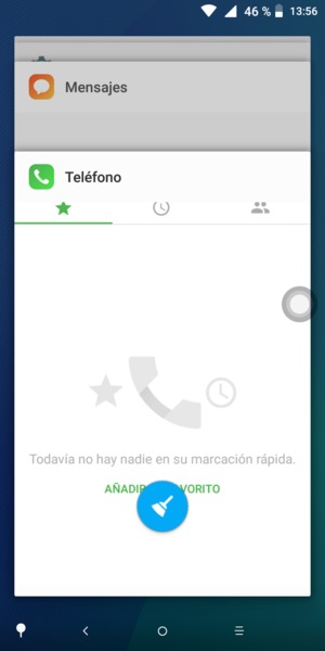 Seleccione el icono Eliminar para cerrar todas las aplicaciones en ejecución