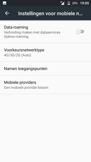 Selecteer Namen toegangspunten