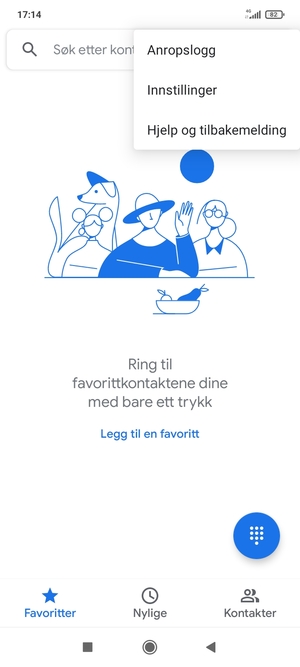 Velg Innstillinger