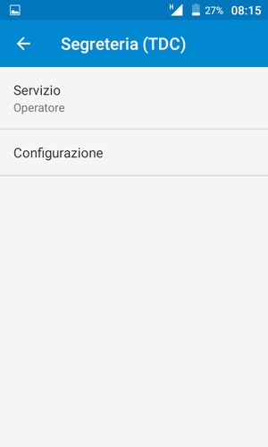 Seleziona Configurazione