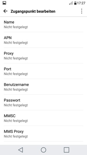 Geben Sie Internet-Informationen ein