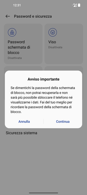Seleziona Continua