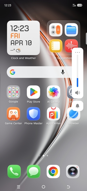 Select Sound to change to vibration mode