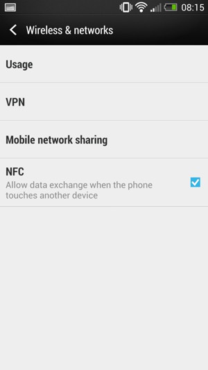 Select Mobile network sharing