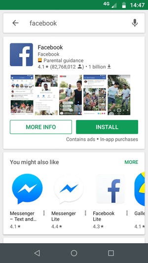 Select the app