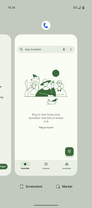 Swipe apps opad for at lukke dem