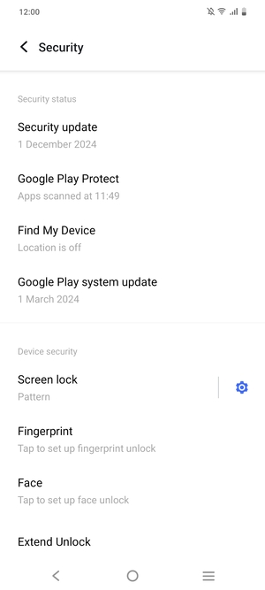 Your phone is now secure with a screen lock