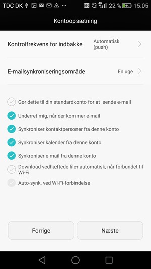 Vælg Næste