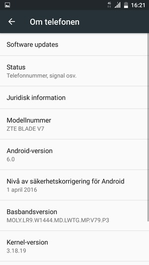 Välj Software updates