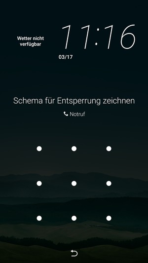 Ihr Handy ist jetzt mit einer Bildschirmsperre gesichert.