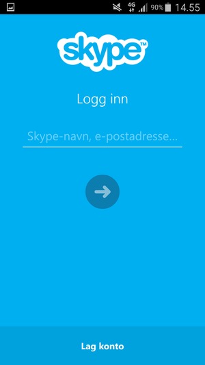 Applikasjonen er klar til bruk