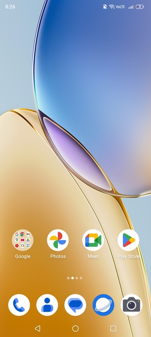 Swipe up