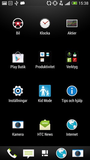 Välj Inställningar