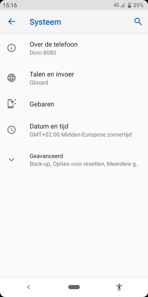 Selecteer Geavanceerd