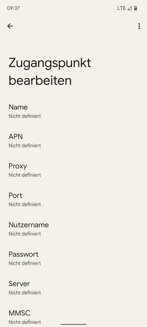 Geben Sie MMS-Informationen ein