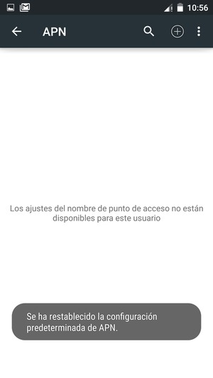 Seleccione Nuevo APN