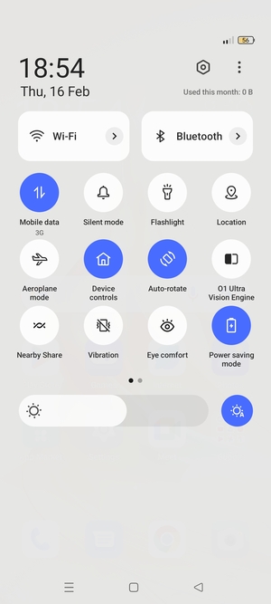 Turn on Power saving mode