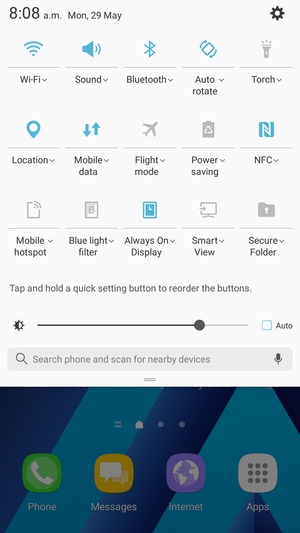 Turn off Wi-Fi  and Bluetooth
