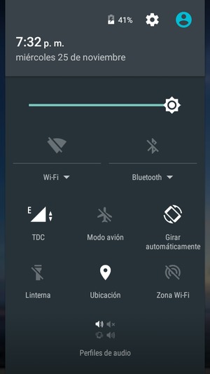 Desactive Ubicación