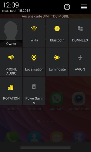Désactiver le Wi-Fi et le Bluetooth
